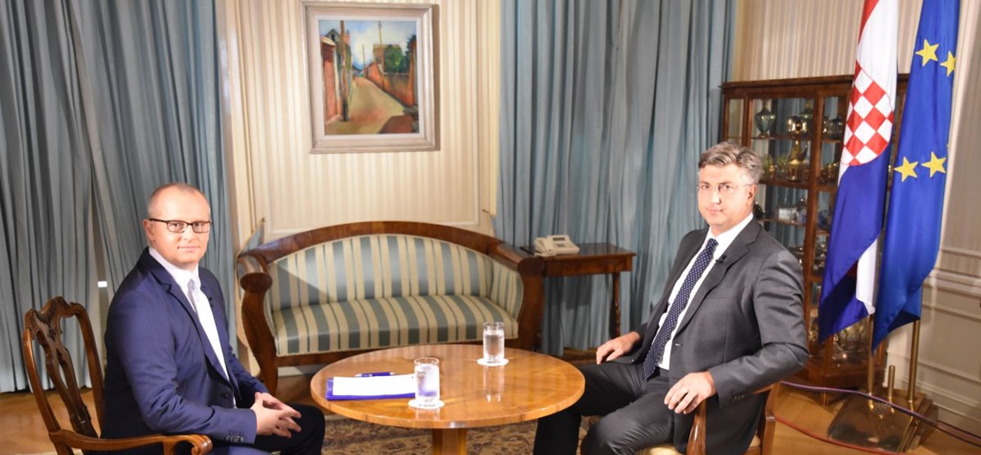 Predsjednik Vlade Andrej Plenković za HRT o aktualnim temama